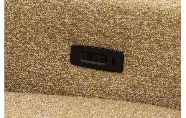 Goossens hoekbank comoda geel stof - 8260255-gespiegeld-16