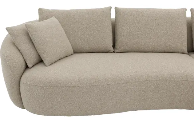 Goossens loungebank ava beige stof - 8260295-gespiegeld-13
