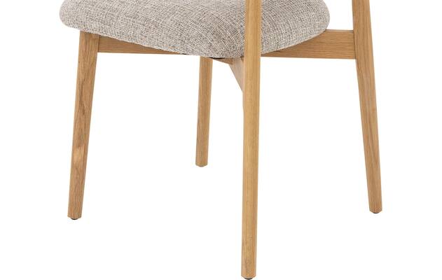 Goossens eetkamerstoel bessy beige stof - 8260297-goossens-bessy-eetkamerstoel-stof-beige-07