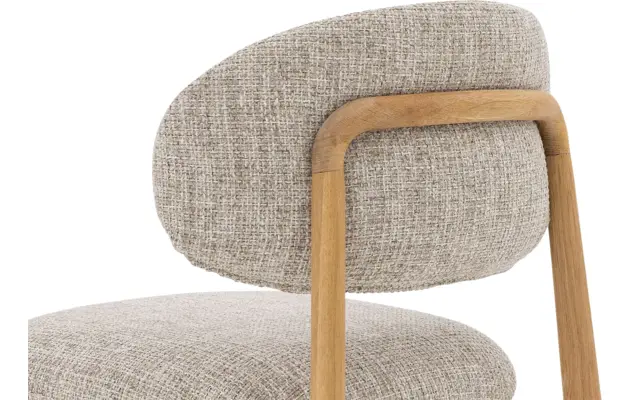 Goossens eetkamerstoel bessy beige stof - 8260297-goossens-bessy-eetkamerstoel-stof-beige-08