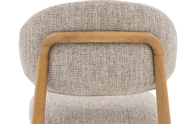 Goossens eetkamerstoel bessy beige stof - 8260297-goossens-bessy-eetkamerstoel-stof-beige-10