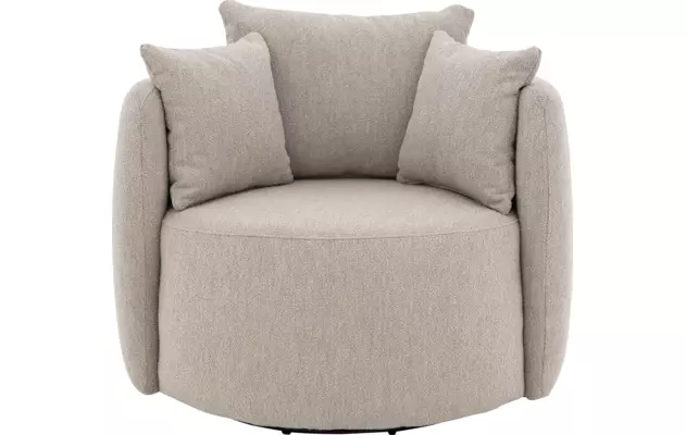 Goossens draaifauteuil terra beige stof - 8260331-goossens-terra-fauteuil-stof-03