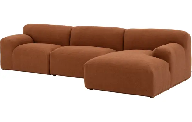 Goossens excellent loungebank sens bruin stof - 8260371-gespiegeld-05
