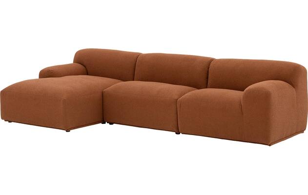 Goossens excellent loungebank sens bruin stof - 8260371-goossens-excellent-sens-bank-stof-bruin-02