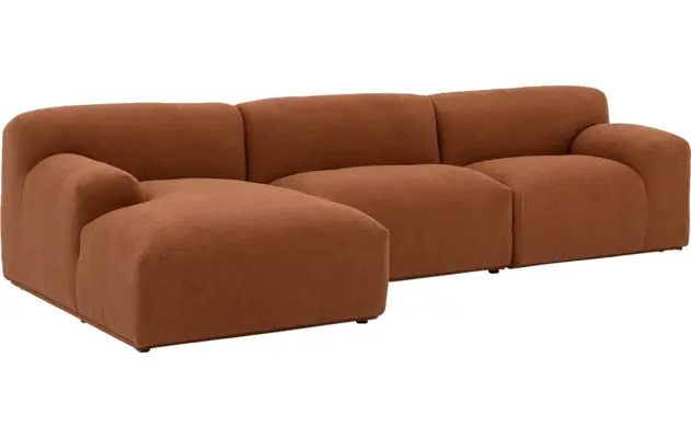 Goossens excellent loungebank sens bruin stof - 8260371-goossens-excellent-sens-bank-stof-bruin-04
