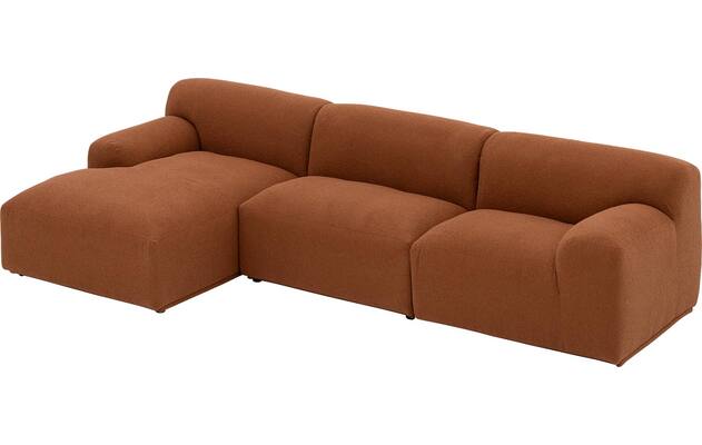 Goossens excellent loungebank sens bruin stof - 8260371-goossens-excellent-sens-bank-stof-bruin-05