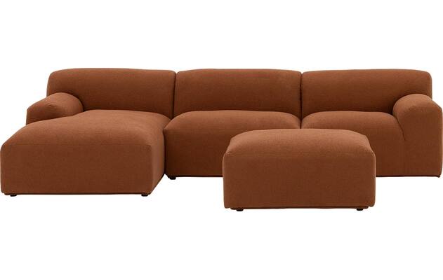 Goossens excellent loungebank sens bruin stof - 8260371-goossens-excellent-sens-bank-stof-bruin-06