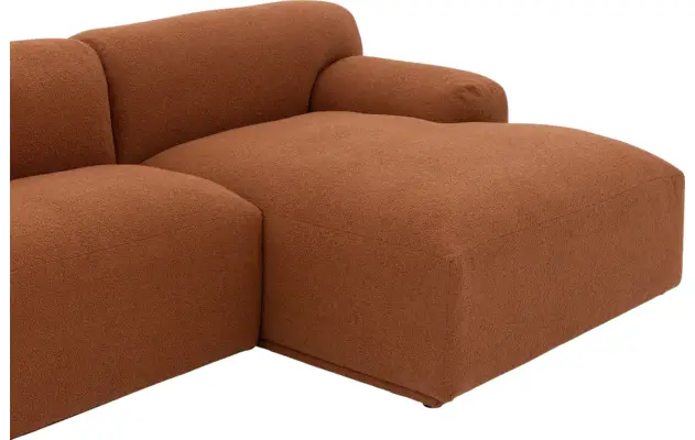 Goossens excellent loungebank sens bruin stof - 8260375-gespiegeld-07