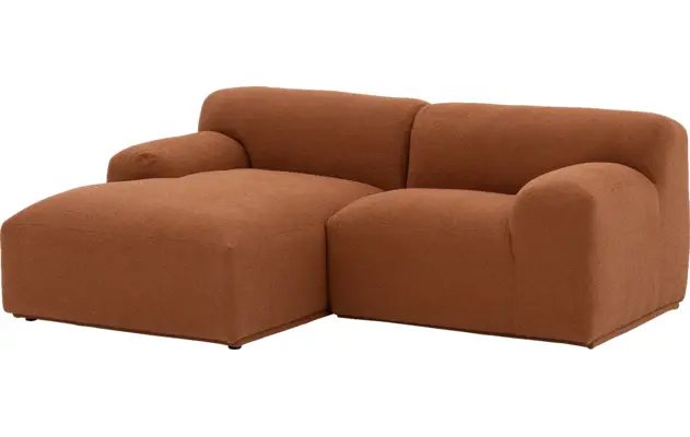 Goossens excellent loungebank sens bruin stof - 8260375-goossens-excellent-sens-bank-stof-bruin-02