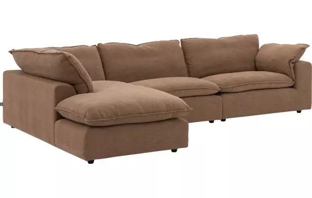 Goossens hoekbank august bruin stof - 8260407-gespiegeld-07
