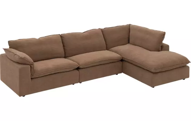 Goossens hoekbank august bruin stof - 8260407-goossens-august-bank-stof-bruin-05