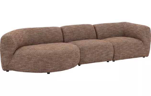 Goossens zitbank howard bruin stof - 8260409-goossens-howard-bank-stof-bruin-02