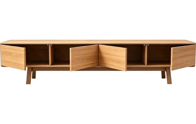 Goossens basic tv meubel emilie blank eiken - 8260424-goossens-basic-emilie-tv-meubel-eiken-blank-02