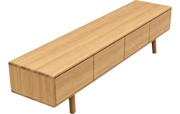 Goossens basic tv meubel emilie blank eiken - 8260424-goossens-basic-emilie-tv-meubel-eiken-blank-06
