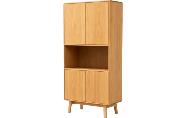 Goossens basic opbergkast emilie blank eiken - 8260426-goossens-basic-emilie-opbergkast-eiken-03