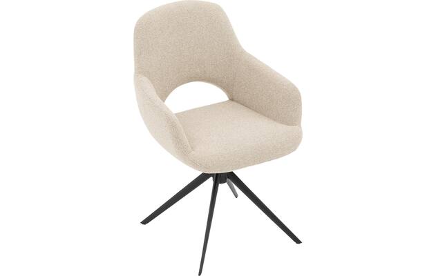 Goossens eetkamerstoel bonna beige stof - 8260441-goossens-bonna-eetkamerstoel-stof-beige-14
