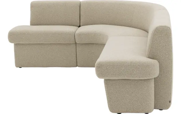 Goossens eetkamer hoekbank florence beige stof - 8260604-gespiegeld-06