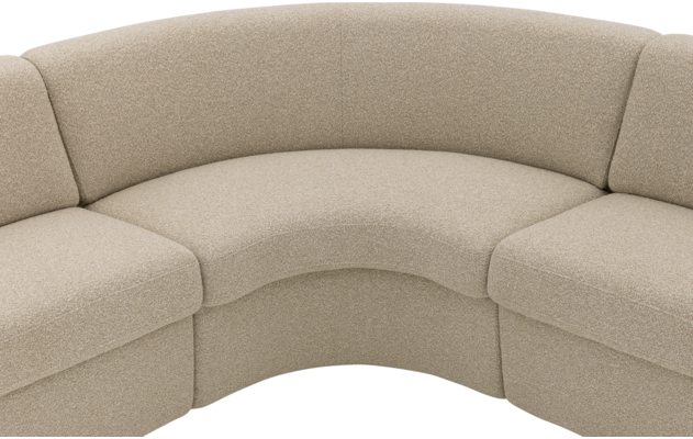 Goossens eetkamer hoekbank florence beige stof - 8260604-goossens-florence-eetkamerstoel-stof-beige-09