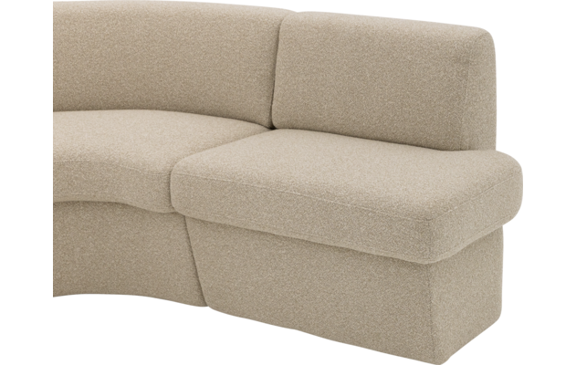 Goossens eetkamer hoekbank florence beige stof - 8260604-goossens-florence-eetkamerstoel-stof-beige-10