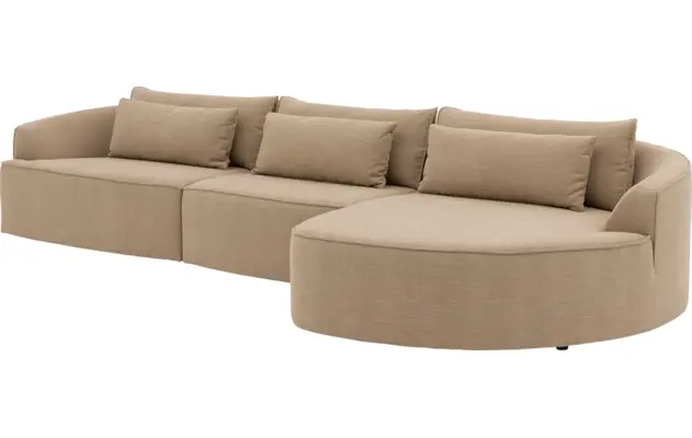 Goossens loungebank silas bruin stof - 8260670-gespiegeld-05