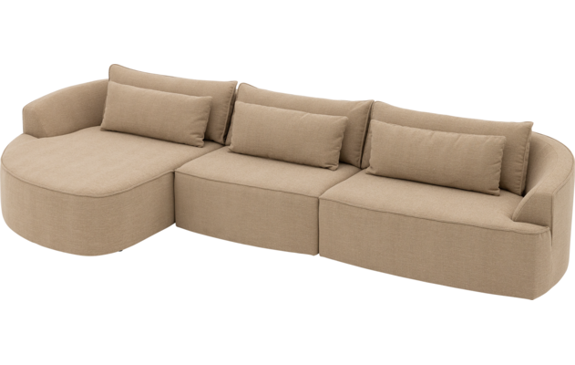Goossens loungebank silas bruin stof - 8260670-goossens-silas-bank-stof-bruin-05
