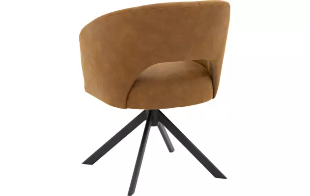 Goossens excellent eetkamerstoel ilse bruin micro leer - 8260732-goossens-excellent-ilse-eetkamerstoel-micro-leer-bruin-02