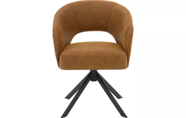 Goossens excellent eetkamerstoel ilse bruin micro leer - 8260732-goossens-excellent-ilse-eetkamerstoel-micro-leer-bruin-03