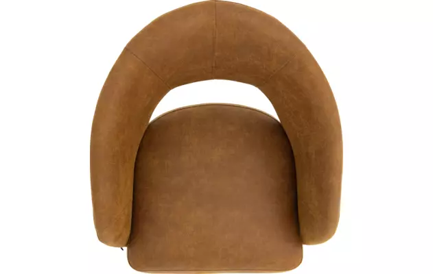 Goossens excellent eetkamerstoel ilse bruin micro leer - 8260732-goossens-excellent-ilse-eetkamerstoel-micro-leer-bruin-09