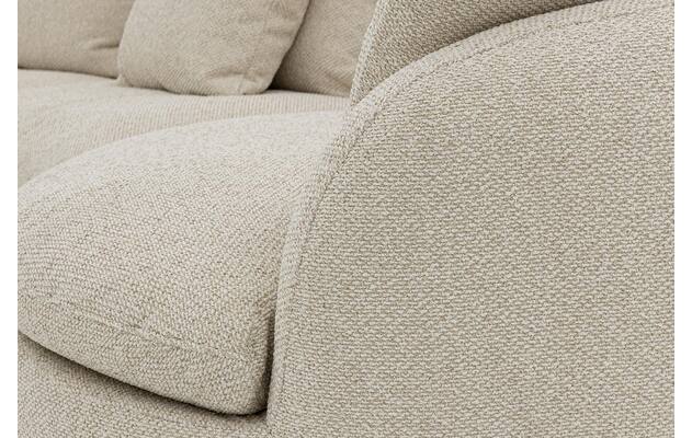 Goossens loungebank diana beige stof - 8260735-gespiegeld-16