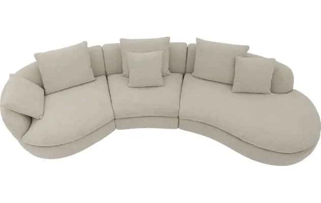 Goossens loungebank diana beige stof - 8260735-goossens-diana-bank-stof-beige-09