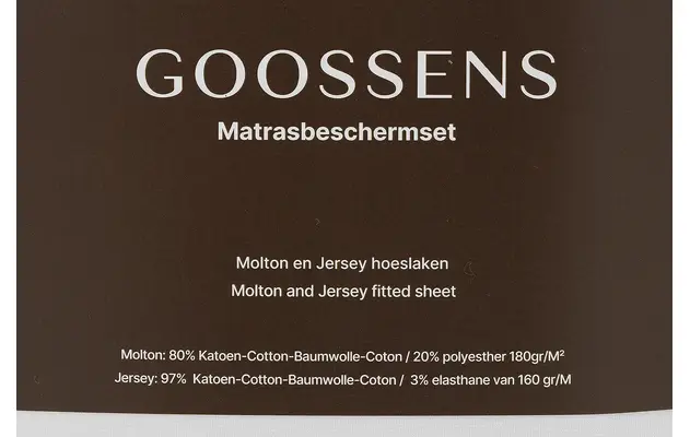 Goossens matrasbeschermingsset matras beschermingsset mbs wit stof - 8260753-goossens-matras-beschermingsset-mbs-matrasbeschermer-stof-06