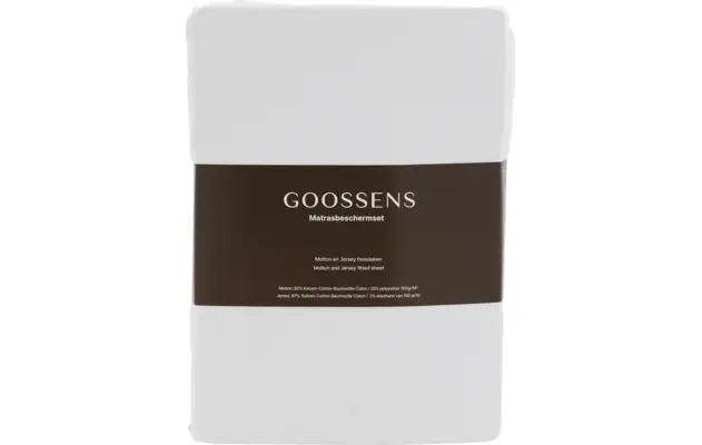 Goossens matrasbeschermingsset matras beschermingsset mbs wit stof - 8260753-goossens-matras-beschermingsset-mbs-matrasbeschermer-stof-08