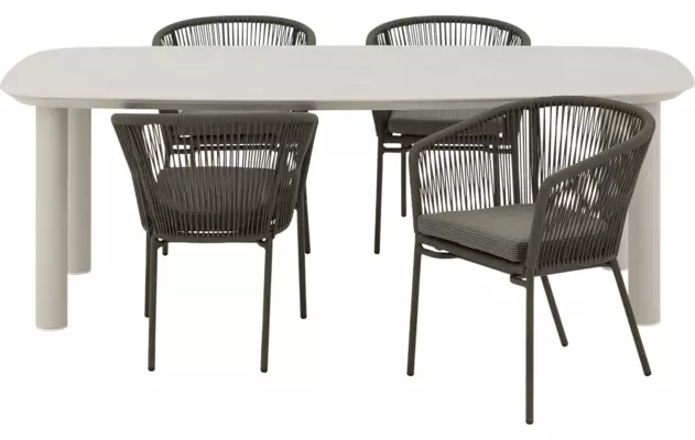 Goossens tuintafel vernazza bruin keramiek - 8260773-goossens-vernazza-tuintafels-keramiek-02