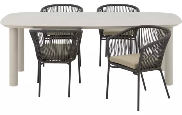 Goossens tuintafel vernazza bruin keramiek - 8260775-goossens-vernazza-tuintafels-keramiek-02