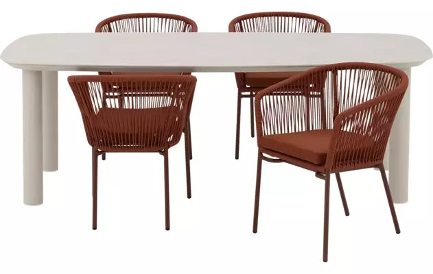 Goossens tuintafel vernazza bruin keramiek - 8260776-goossens-vernazza-tuintafels-keramiek-02