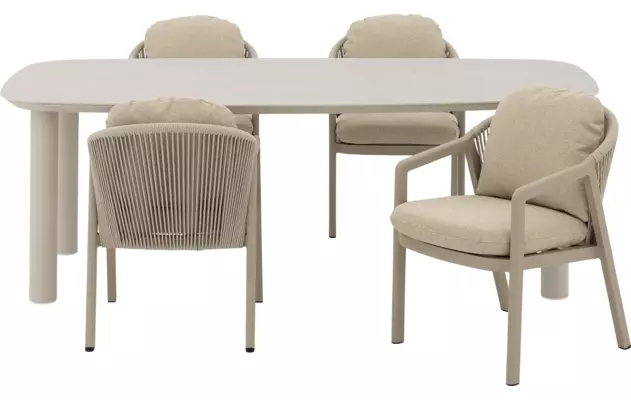 Goossens tuintafel vernazza bruin keramiek - 8260777-goossens-vernazza-tuintafels-keramiek-02