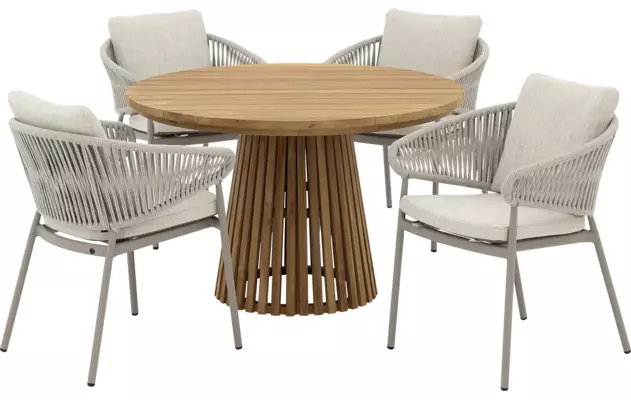 Goossens tuintafel idro onbewerkt teak - 8260782-goossens-idro-tuintafels-teak-02