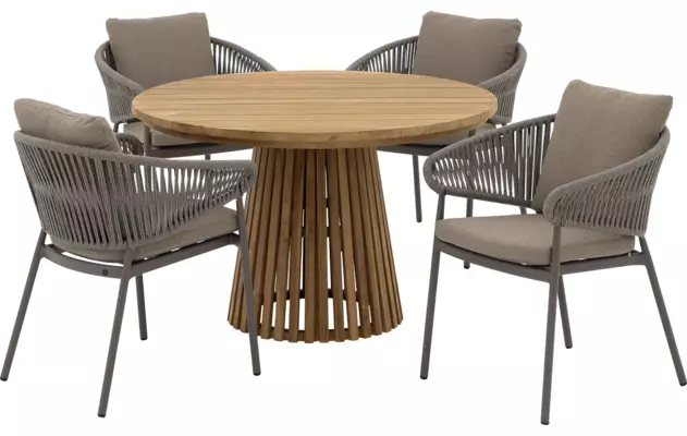 Goossens tuintafel idro onbewerkt teak - 8260783-goossens-idro-tuintafels-teak-02