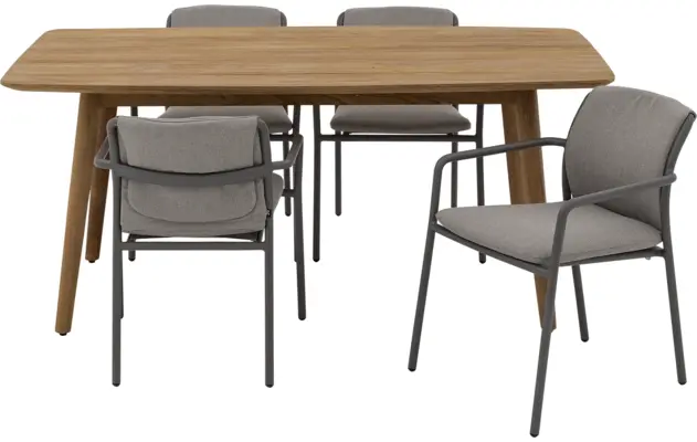 Goossens tuintafel lago onbewerkt teak - 8260786-goossens-lago-tuintafels-teak-02