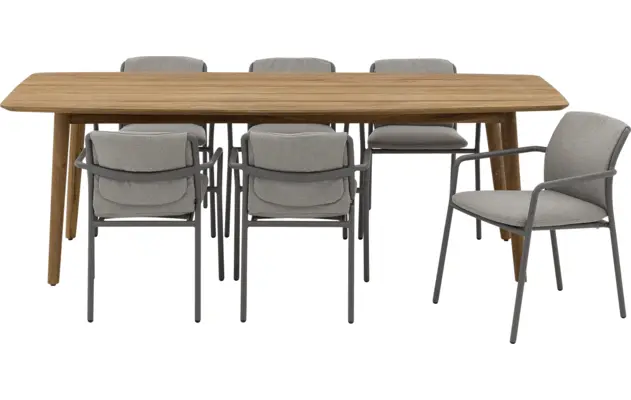 Goossens tuintafel lago onbewerkt teak - 8260788-goossens-lago-tuintafels-teak-02