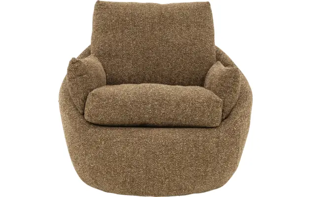 Goossens draaifauteuil luzy bruin stof - 8260806-goossens-luzy-fauteuil-stof-03