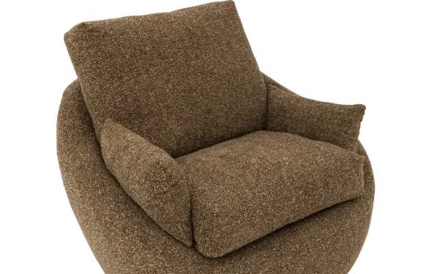 Goossens draaifauteuil luzy bruin stof - 8260806-goossens-luzy-fauteuil-stof-06