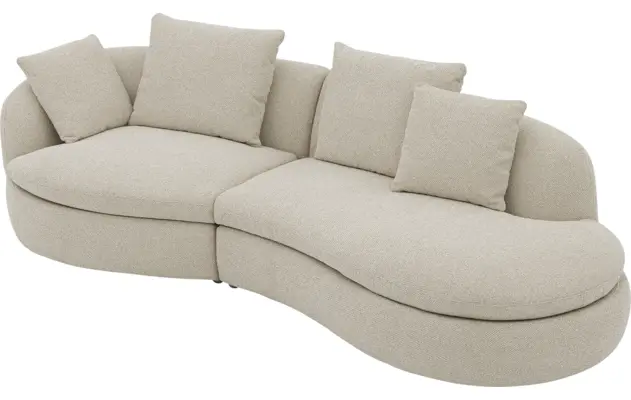 Goossens loungebank diana beige stof - 8260868-goossens-diana-bank-stof-beige-07