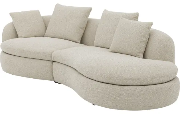 Goossens loungebank diana beige stof - 8260868-goossens-diana-bank-stof-beige-08