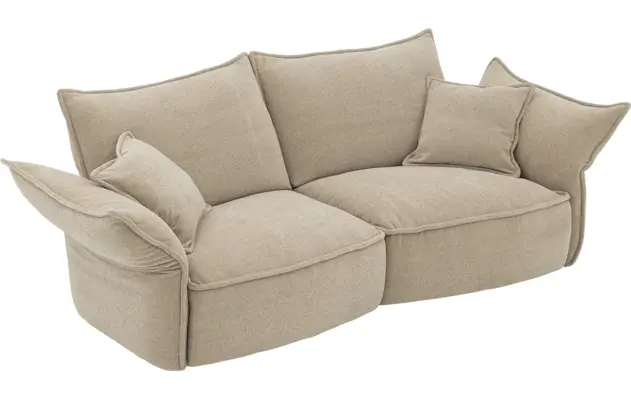 Goossens zitbank tess bruin stof - 8260871-goossens-tess-bank-stof-bruin-08