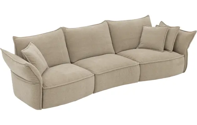 Goossens zitbank tess bruin stof - 8260872-goossens-tess-bank-stof-bruin-09