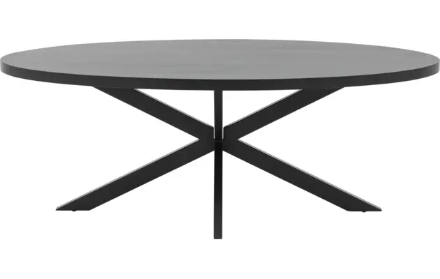Goossens basic eettafel lecca zwart mango - 8260883-goossens-basic-lecce-eettafel-mango-zwart-16
