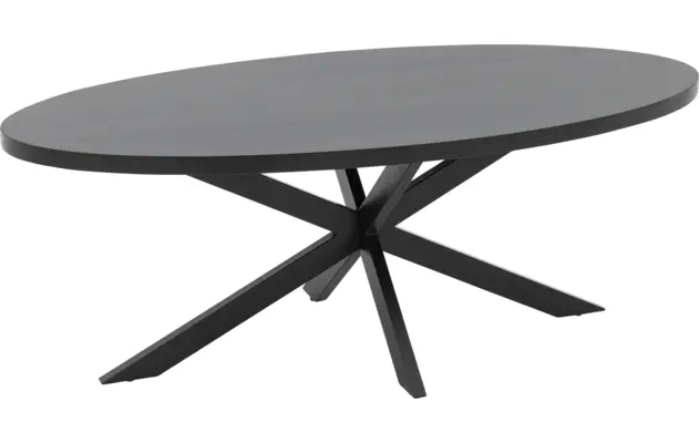 Goossens basic eettafel lecca zwart mango - 8260883-goossens-basic-lecce-eettafel-mango-zwart-17