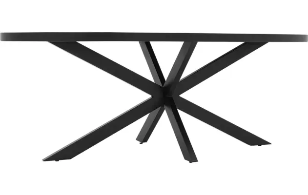 Goossens basic eettafel lecca zwart mango - 8260883-goossens-basic-lecce-eettafel-mango-zwart-18