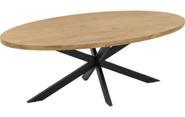 Goossens basic eettafel lecca bruin mango - 8260884-goossens-basic-lecce-eettafel-mango-bruin-17